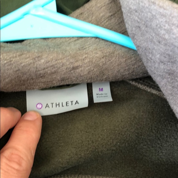 Athleta Green Zip Up - Picture 2 of 3